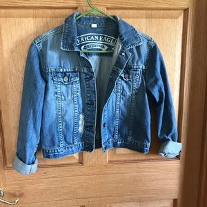 American Eagle cropped,  jean jacket